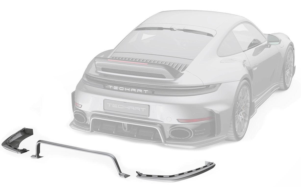 TechArt Rear Air Diffuser - 992.2 TT : Suncoast Porsche Parts